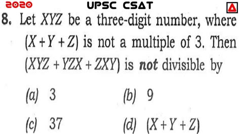 the number of 3 digit numbers of the form xyz|The number of three digit numbers of the form xyz such that `x lt .
